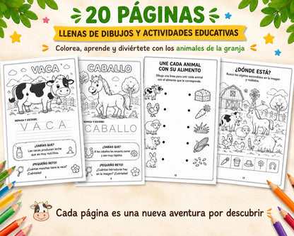 🐮 Mi Primer Libro: Animales de la Granja (Ebook)